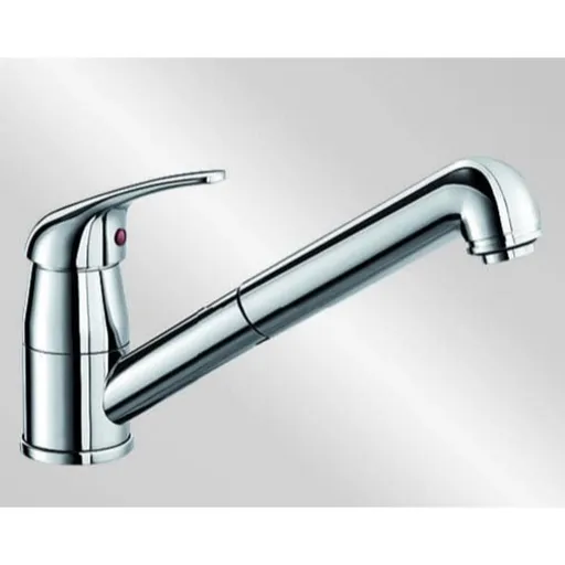 Blanco Daras - S drezová batéria s vyťahovacou sprškou chróm 519724