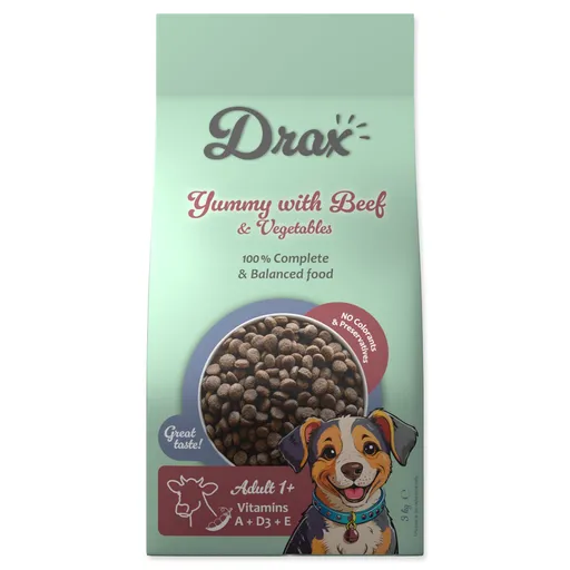 Drax Adult Dog s hovädzím a zeleninou 3 kg