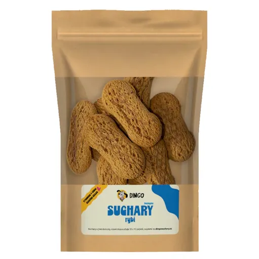 DINGO Sucháre rybie bezlepkové 250 g