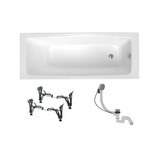 Obdĺžniková vaňa SAT Feel 170x70 cm smaltovaná oceľ ľavá aj pravá SATBVFEEL1707