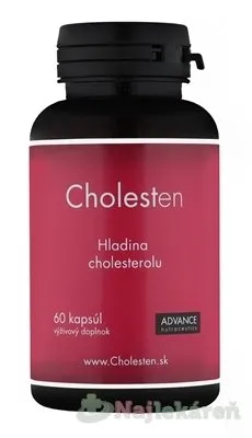 Cholesten na udržanie hladiny cholesterolu v krvi, 60 cps