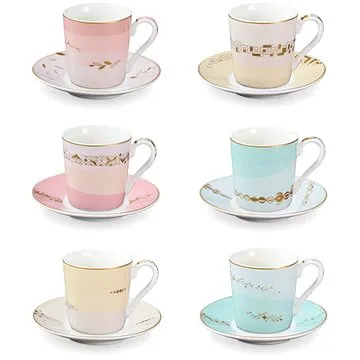 TESCOMA Šálka na espresso s podšálkou myCOFFEE, 6 ks, Romance (387717.00)