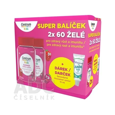 Centrum kids GUMMIES malina a jahoda