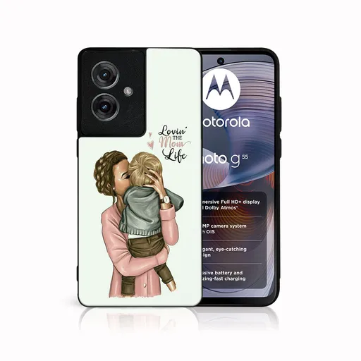 MY ART Ochranný kryt pre Motorola Moto G55 5G MOM LIFE (118)