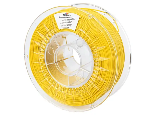 Spectrum CW-DW-001 filament, PLA Premium, 1.75mm, TOOLING YELLOW, 1kg