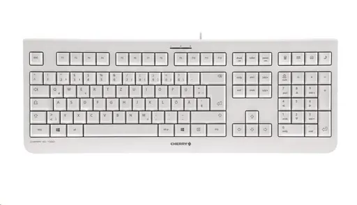 CHERRY klávesnica KC 1000, USB, EU, svetlo šedá