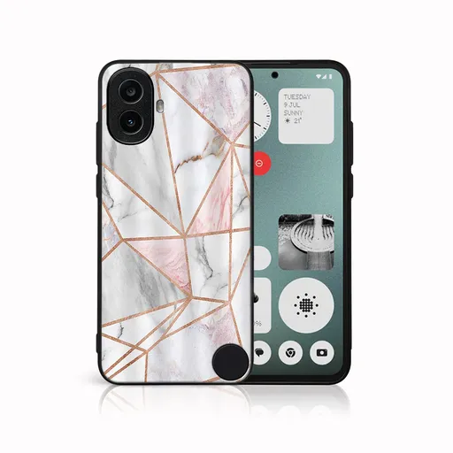 MY ART Ochranný kryt pre CMF Phone 1 PINK MARBLE (143)