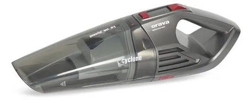 Orava VY-224 G ručný vysávač, 100 W, bezvreckový, 72 dB, Li-Ion batéria, čierna / šedá