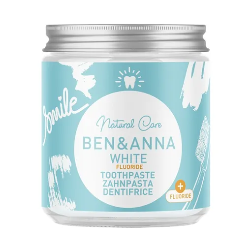 BEN&ANNA Zubná pasta biela s fluoridom 100 ml