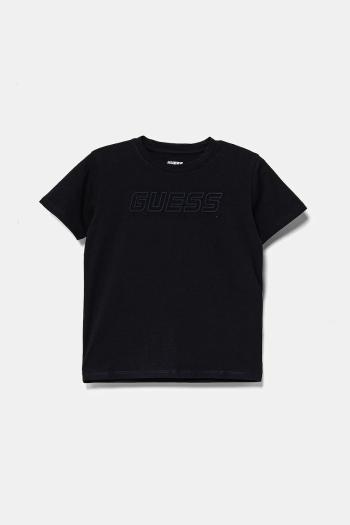 Detské tričko Guess tmavomodrá farba, s potlačou, L5RI37 J1311