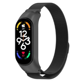 BStrap Milanese remienok na Xiaomi Mi Band 7, black