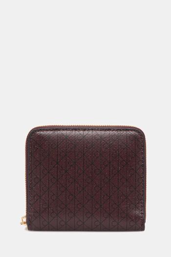 Peňaženka Calvin Klein dámska, fialová farba, LV04F1089G