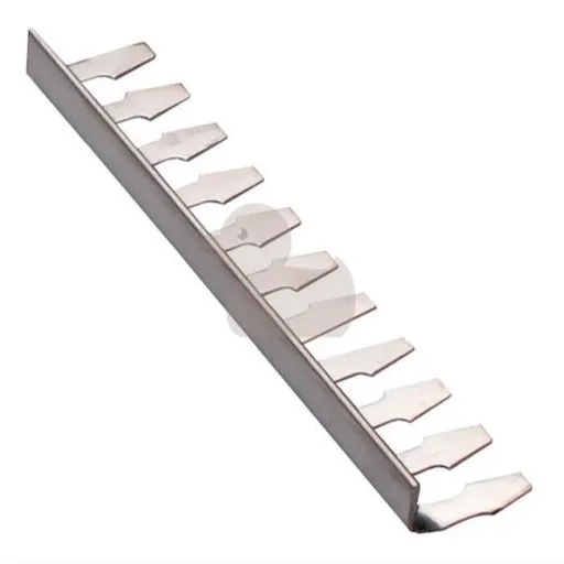 Lišta schodová "L" Havos, nerez, dĺžka 250 cm, výška hrany 12 mm, NRZF12250