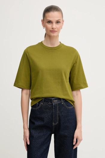 Bavlnené tričko United Colors of Benetton dámske, fialová farba, 3BL0E17G5