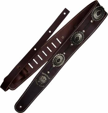 Richter Motörhead Concho Strap Gitarový pás Brown / Old Silver