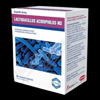 LACTOBACILLUS ACIDOPHILUS ND 60 tvrdých kapsúl
