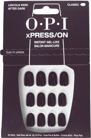 OPI Gélové nechty xPRESS/ON (Press On Nails - Lincoln Park After Dark)