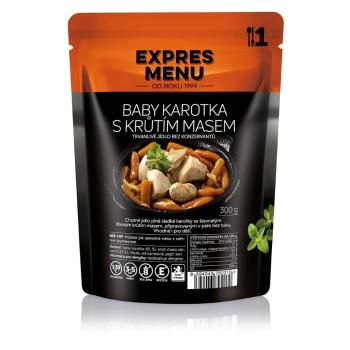 EXPRES MENU Baby karotka s morčacím mäsom bez lepku 1 porcia