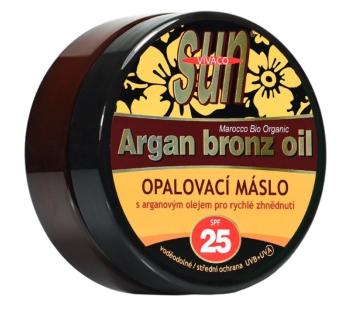 VIVACO Opaľovacie maslo s arganovým olejom pre rýchle zhnednutie SPF25 200 ml