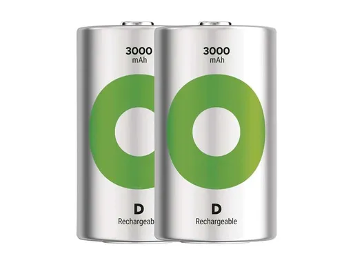 Batérie D (R20) nabíjacie 1,2V/3000mAh GP Recyko 2ks