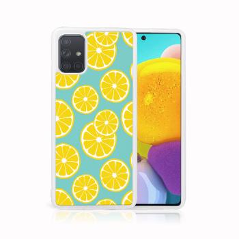 MY ART Silikónový obal Samsung Galaxy A71 LEMON (121)