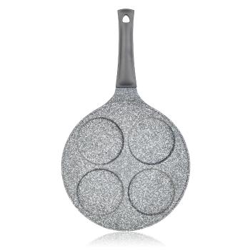 Banquet Panvica na 4 lievance s nepriľnavým povrchom Granite Grey, pr. 26 cm