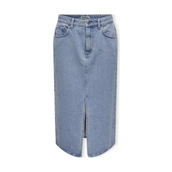 Only  Noos Bianca Midi Skirt - Light Blue Denim  Sukňa Modrá