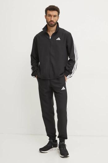 Tepláková súprava adidas 3-Stripes pánska, čierna farba, JI8849