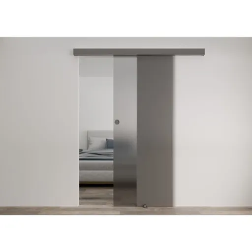 Interiérové dvere Naturel Glasa posuvné 80 cm dark Grey čiré GLASA1G80PO