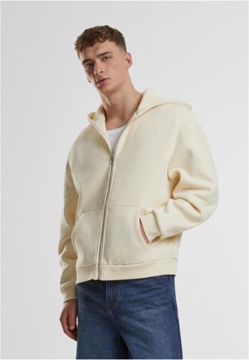 Urban Classics Fluffy Zip Hoody whitesand - 5XL