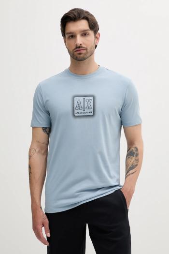 Bavlnené tričko Armani Exchange pánske, s potlačou, XM000545 AF10361
