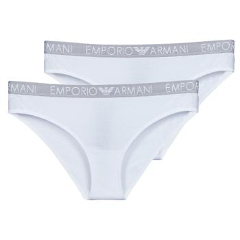 Emporio Armani  BI-PACK BRAZILIAN BRIEF PACK X2  Klasické nohavičky Biela