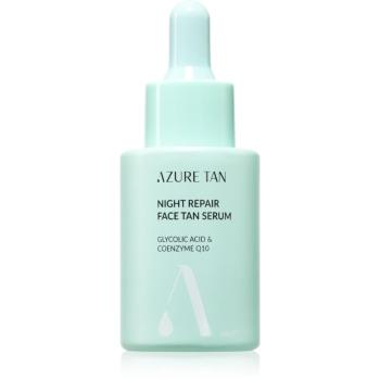 Azure Tan Night Repair samoopaľovacie sérum na tvár na noc 30 ml