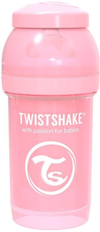 Cumisüveg TWISTSHAKE Anti-Colic 180 ml - rózsaszín