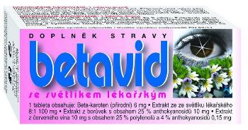 NATURVITA BETAVID s očiankou rostkovovou 60 tabliet