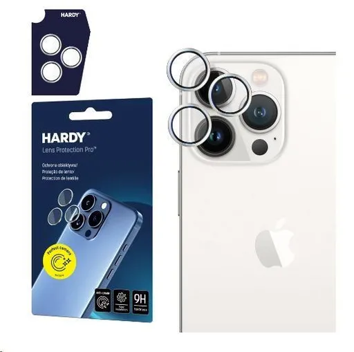 3mk HARDY Lens Protection Pro pre iPhone 13 Pro/13 Pro Max Silver
