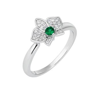 Preciosa Očarujúce strieborný prsteň Evergreen Royal Lagoon 5442 66 52 mm
