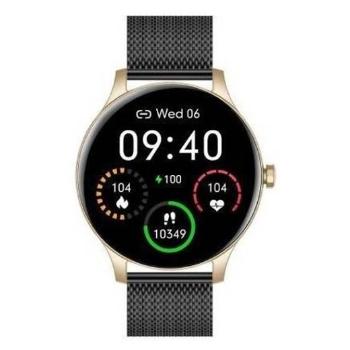 GARETT ELECTRONICS Smartwatch Classy zlato-čierna oceľ chytré hodinky