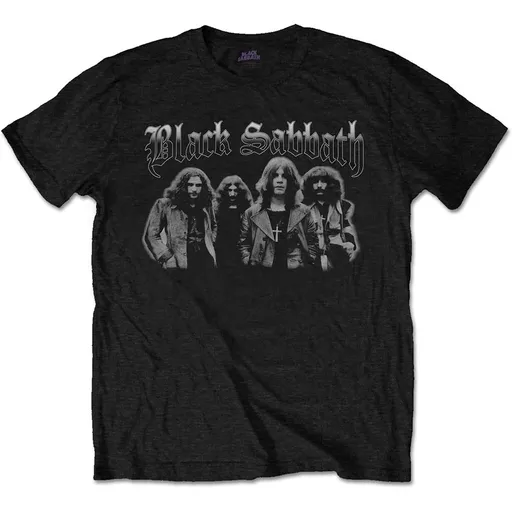 Black Sabbath tričko Greyscale Group Čierna S