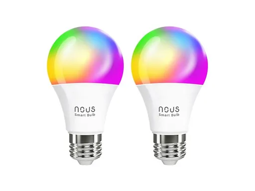 Smart LED žiarovka E27 9W RGB NOUS P3/2pack WiFi Tuya sada 2ks
