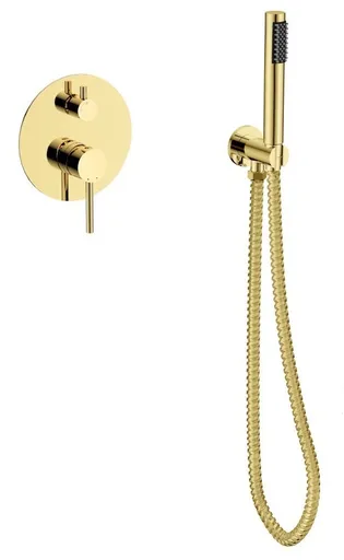 BESCO - Podomietkový sprchový/vaňový set VEO II zlatá BABWVSPZLII