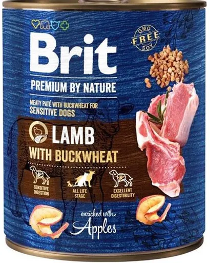 Brit Premium by Nature Lamb with Buckwheat 6 x 800 g