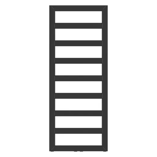 HOPA Glasgow kombinovaný radiátor 125x50 cm čierny matný RADGLA501331SP