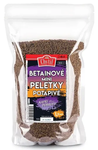 Chytil betainové mini peletky potápivé 800 g - 1,5 mm