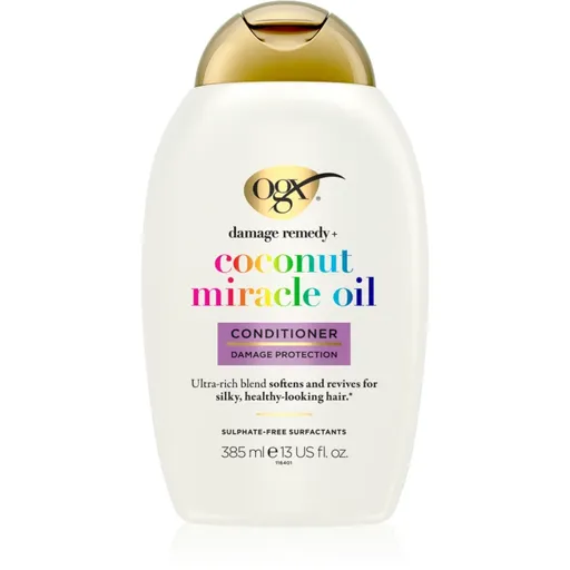 OGX Coconut Miracle Oil kondicioner na posilnenie vlasov s kokosovým olejom 385 ml