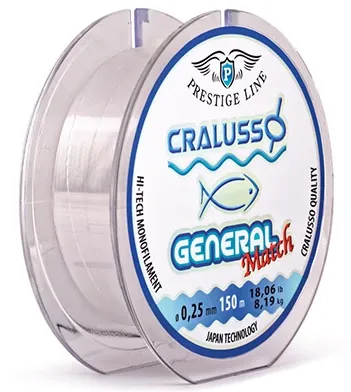 Cralusso vlasec general match 150 m - 0,12 mm 2,24 kg
