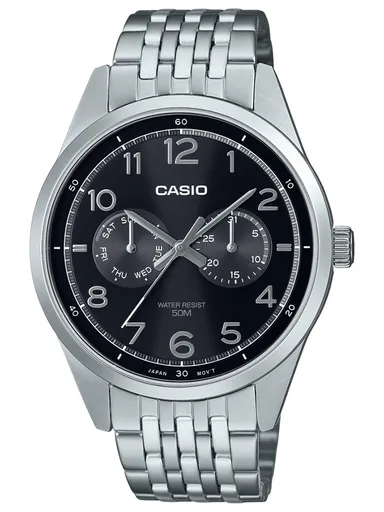 PÁNSKE HODINKY CASIO MTP-E340D-1A (zd264a) + KRABIČKA