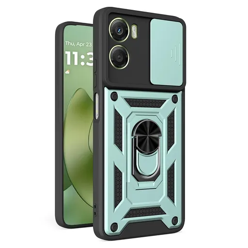 RING CAMERA Kryt s držiakom pre Motorola Moto G06 / G06 Power zelený