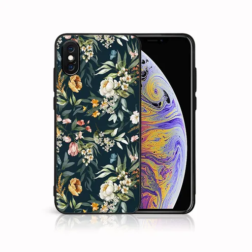 MY ART Ochranný kryt pre Apple iPhone X / XS FLORAL (158)