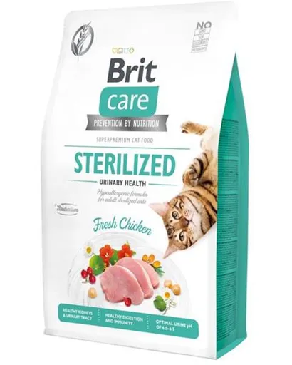 Krmivo Brit Care Cat Grain-Free Sterilized Urinary Health 2kg